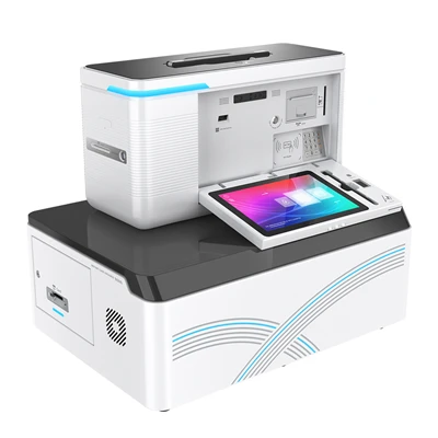 Impresora de tarjetas portátil de escritorio con impresión en relieve T-301-P213